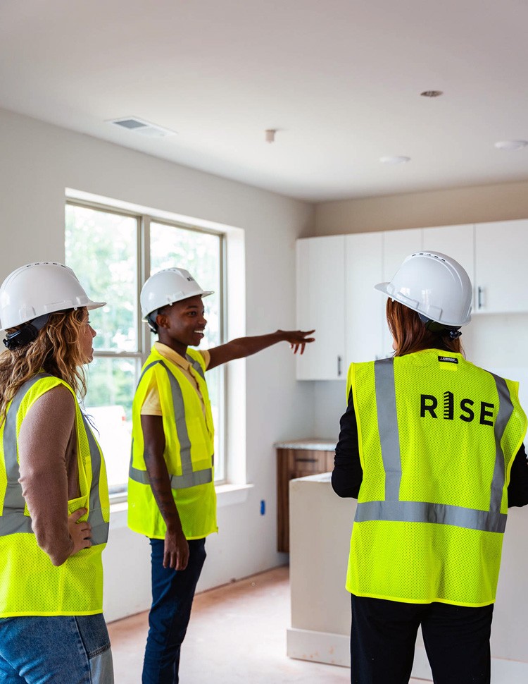 RISE Red Mountain Hard Hat Tours in newly completed unit